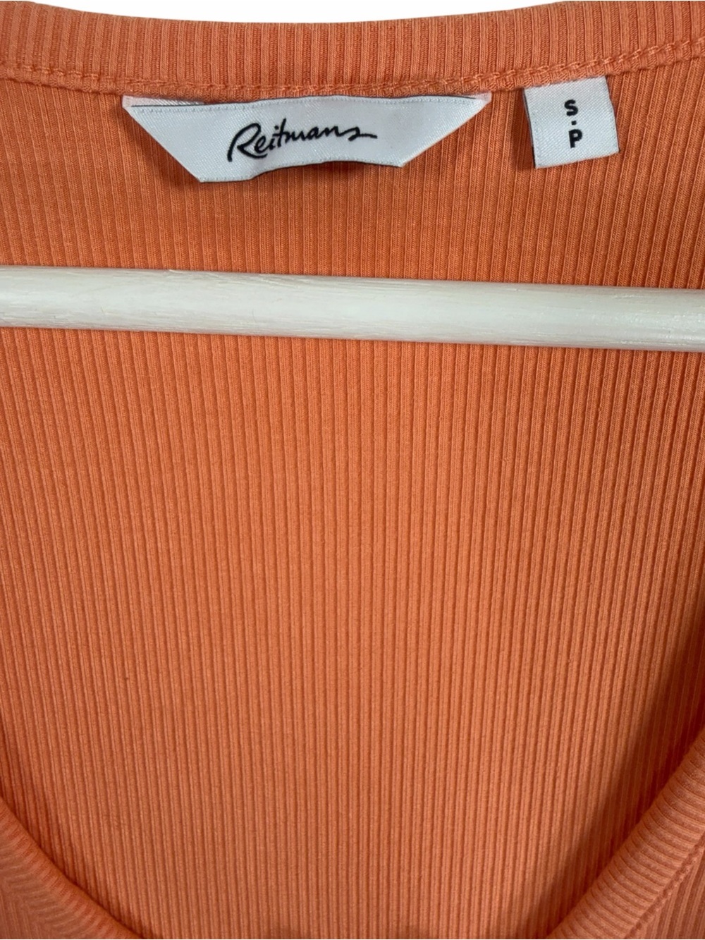 Reitmans Coral Ribbed Tank Dress szie small - Picture 2 of 12